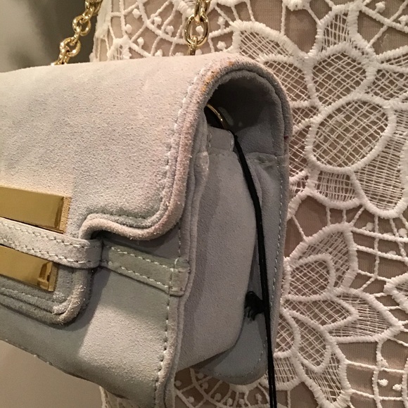 Zac Posen Americana mini crossbody suede bag - Picture 6 of 9